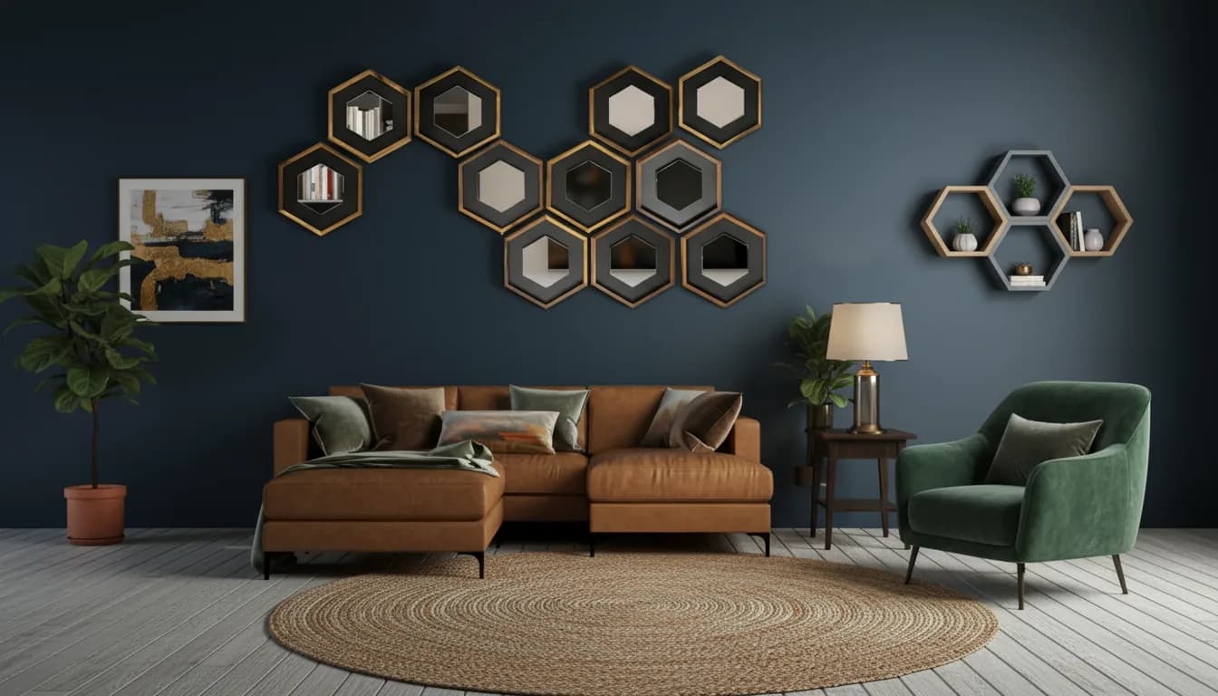 Diseños exquisitos en espejos artesanales