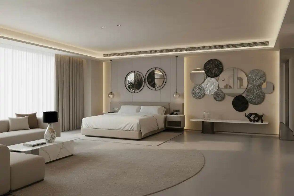 Room with products